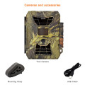 2018 New 24MP FHD Waterproof IP66 65ft night vision Hunting Scouting Trail Camera with Solar